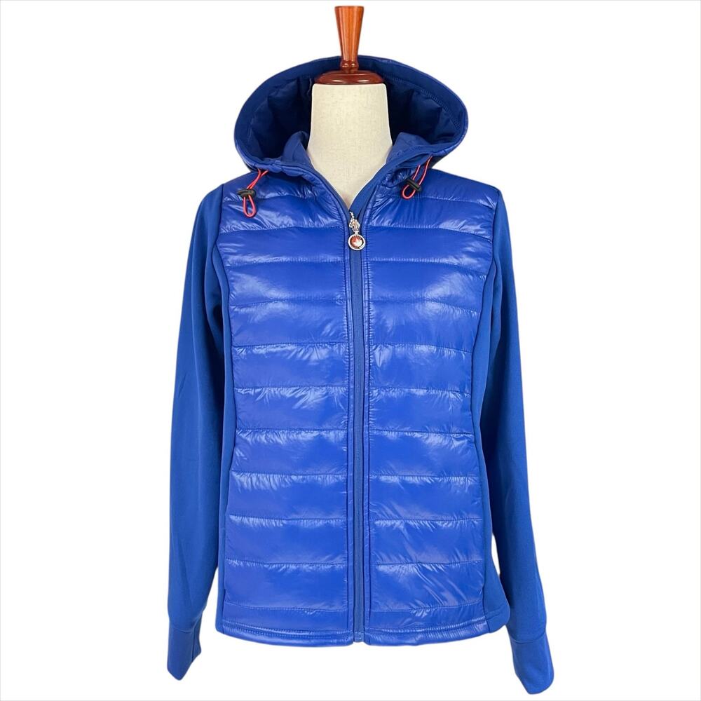 CANADA WEATHER GEAR NWT Royal Blue Quilted Nylon Lightweight Jacket Size S